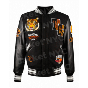 Jacket NYC: Top Gun Wildcats Black Varsity Jacket