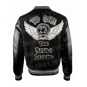 Jacket NYC: Top Gun the New Flying Legend Black Varsity Jacket