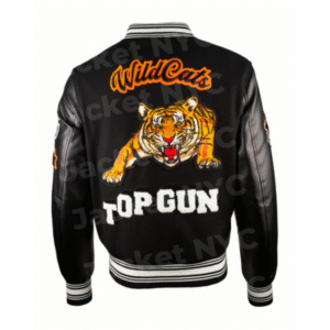 Jacket NYC: Top Gun Wildcats Black Varsity Jacket