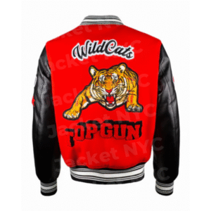 Jacket NYC: Top Gun Wildcats Red Varsity Jacket